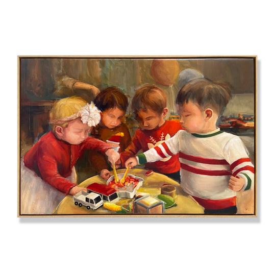 Merry Moments - Original Oil Painting