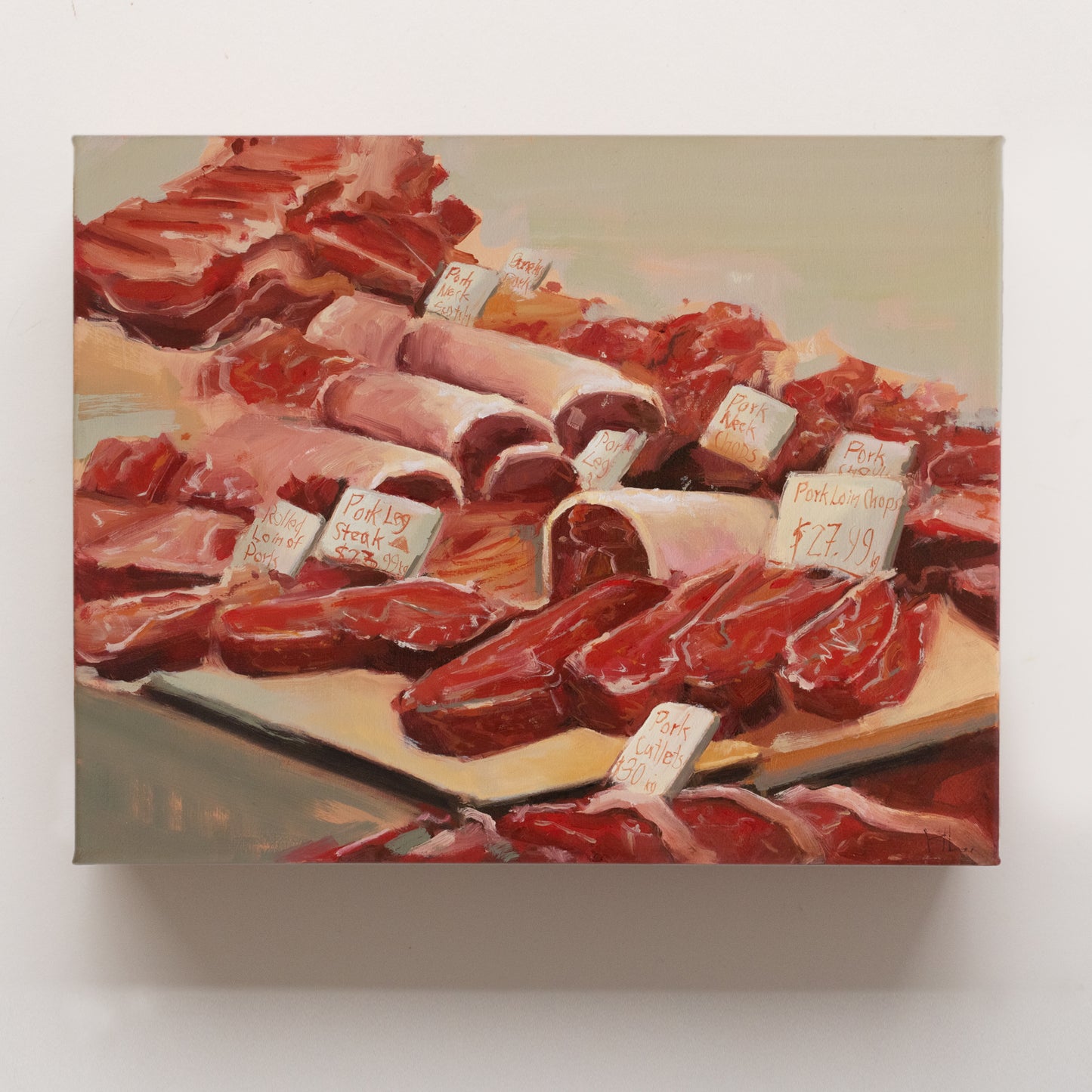 Pork Palette - Original Oil Painting | Still life