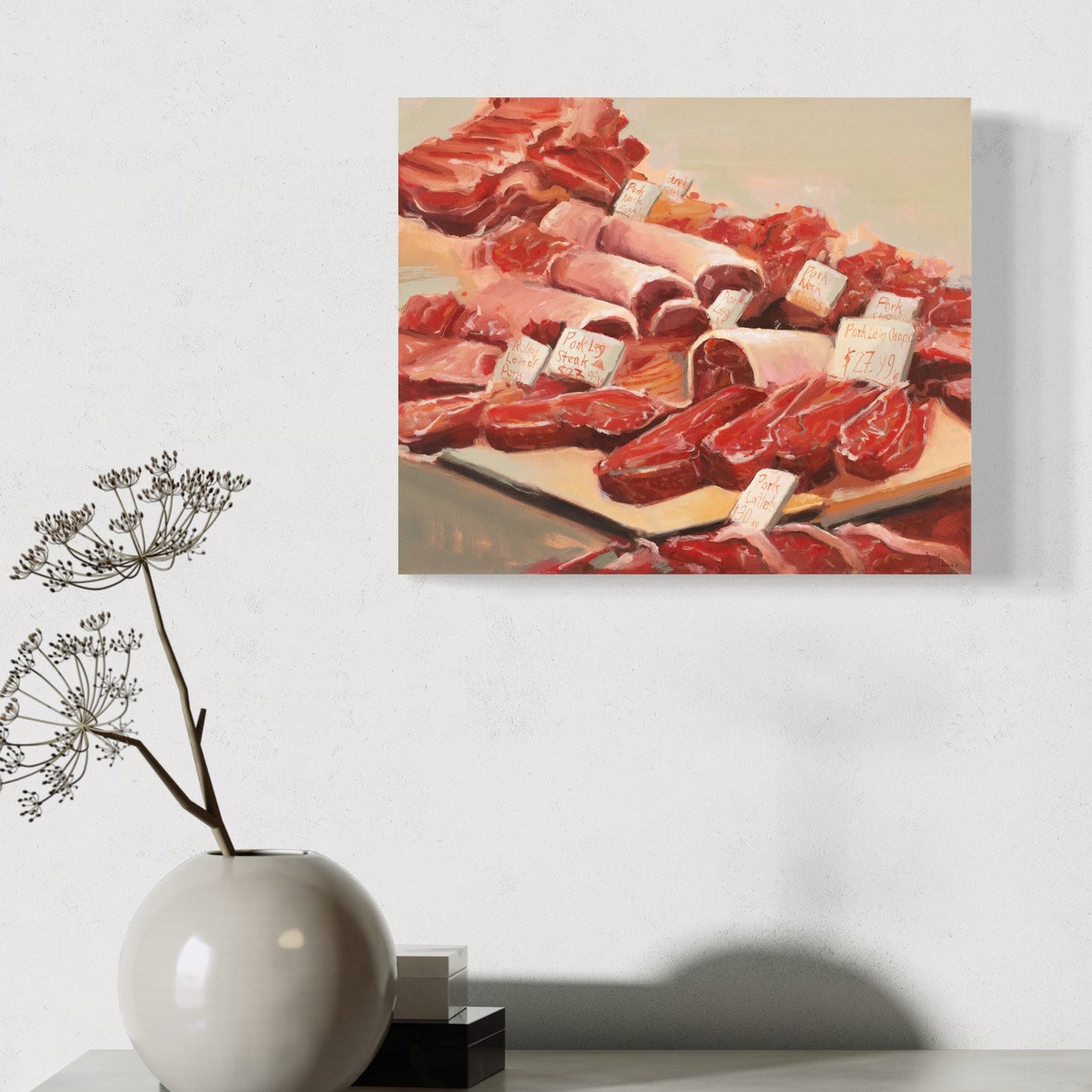 Pork Palette - Original Oil Painting | Still life